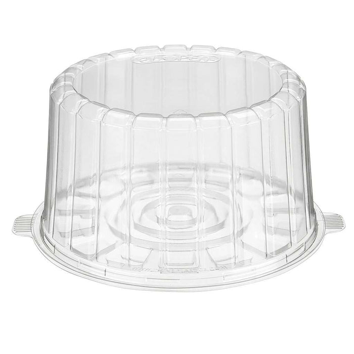 7" Plastic 2-Piece Double Layer Round Cake Container - #1007CL