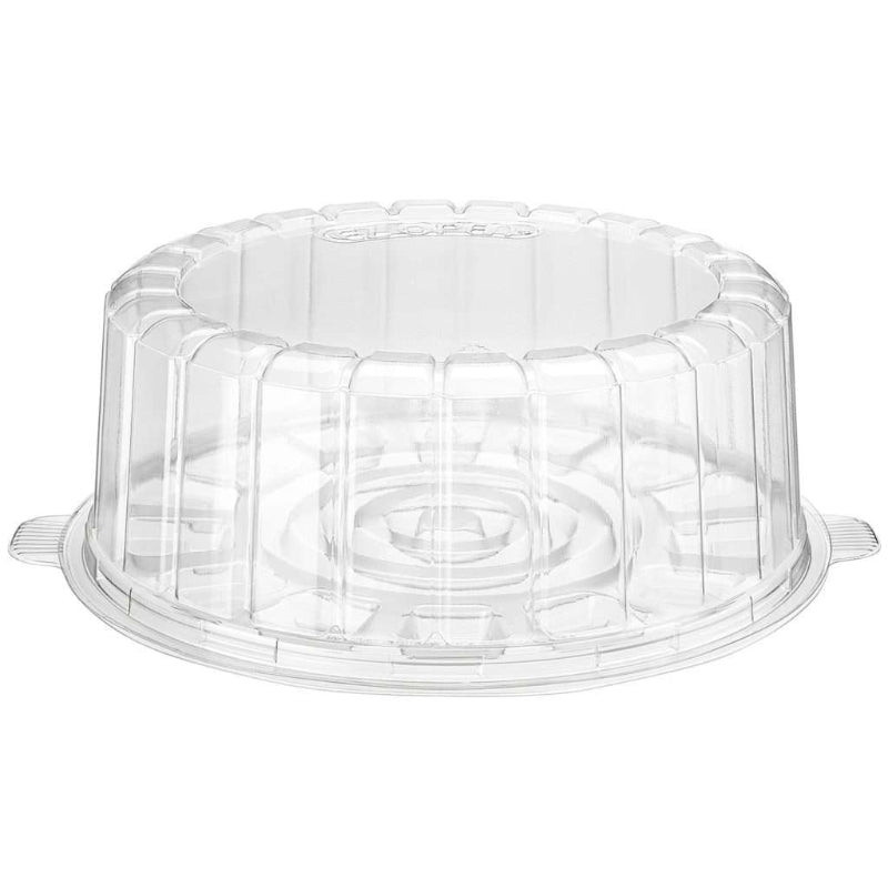 7" Plastic 2-Piece Single Layer Cake Container - #1007SCL