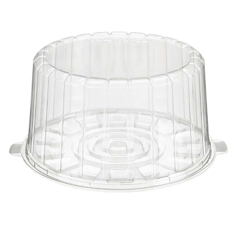 8" Plastic 2-Piece Double Layer Round Cake Container - #1008CL
