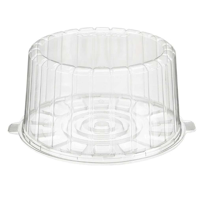 8" Plastic 2-Piece Double Layer Round Cake Container - #1008CL