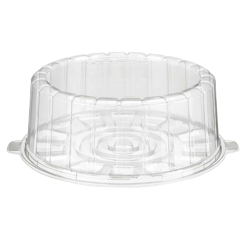 8" Two-Piece Single Layer Plastic Round Cake Container - #1008SCL