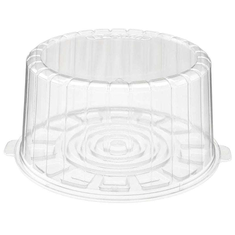 9" Two-Piece Double Layer Plastic Round Cake Container - #1009CL