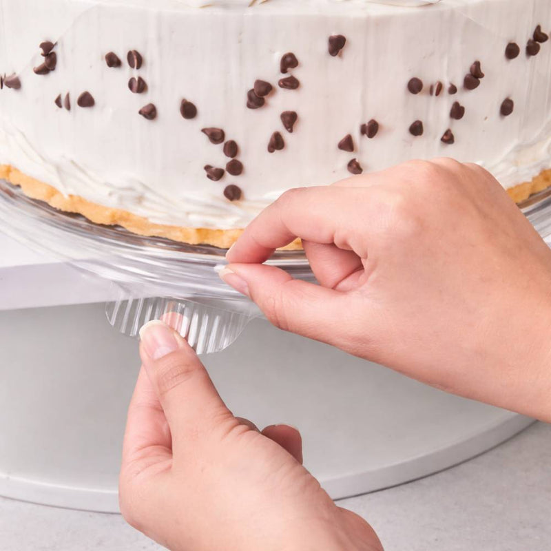 10" Plastic 2-Piece Double Layer Cake Container - #1010CL