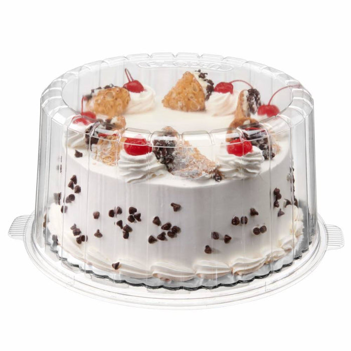 10" Plastic 2-Piece Double Layer Cake Container - #1010CL