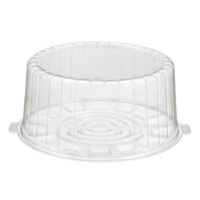 10" Plastic 2-Piece Double Layer Cake Container - #1010CL