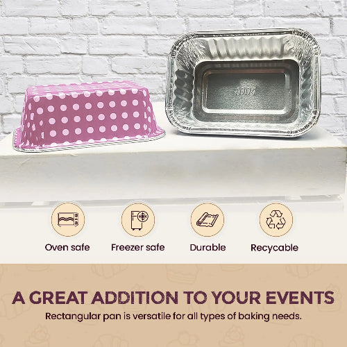 6 ounce Individual Size Colored Mini Loaf Pan-  #4004NL KitchenDance