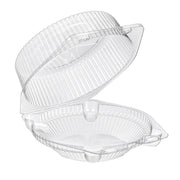 6" Plastic High Dome Clamshell Pie Container - #CPC-116 Inline Plastics