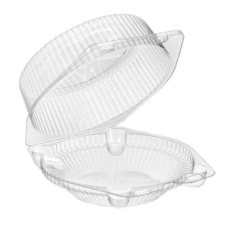 6" Plastic High Dome Clamshell Pie Container - #CPC-116 Inline Plastics