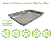 Disposable Aluminum 1/4 Size Foil Sheet Cake Pan  #1200NL D&W Fine Pack