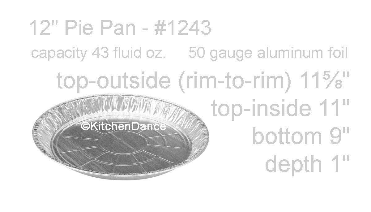 disposable aluminum foil 12" pie pan, baking pans