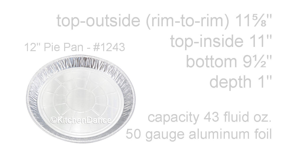 disposable aluminum foil 12" pie pan, baking pans