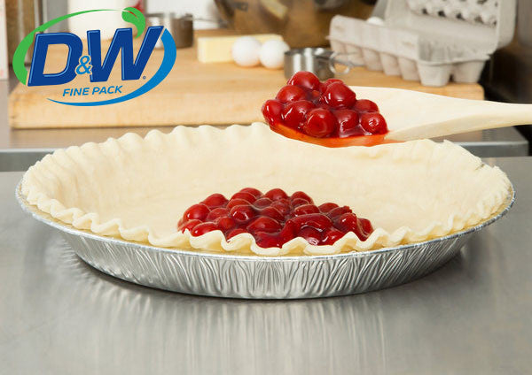 D W Fine Pack 12 Disposable Aluminum Foil Pie Pan 1257