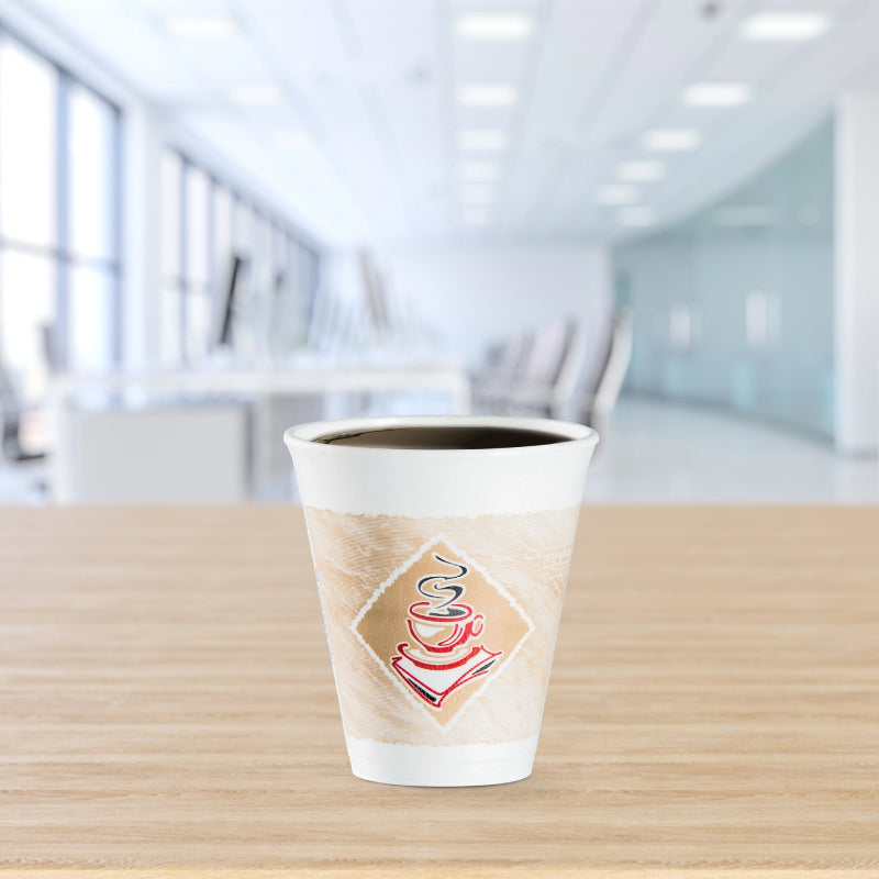 Café G® Red 12 oz. EPS Foam Cup - Sleeve of 20 - #12X16G