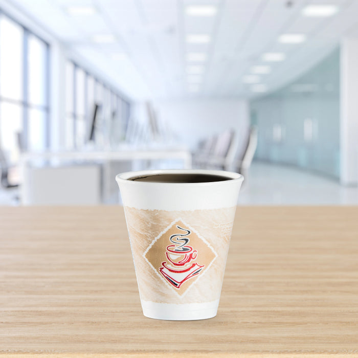 Café G® Red 12 oz. EPS Foam Cup - Sleeve of 20 - #12X16G