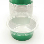 1½ oz. Colored Foil Cups with Plastic Lids #A45P KitchenDance