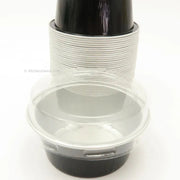 1½ oz. Colored Foil Cups with Plastic Lids #A45P KitchenDance