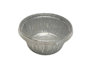 4 ounce Disposable Aluminum Ramekins with Plastic Lid  #1400P D&W Fine Pack