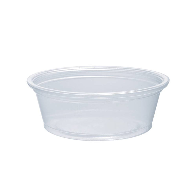 1.5 oz. Contact Clear PP Plastic Portion Container - Sleeve of 125 - #150PC