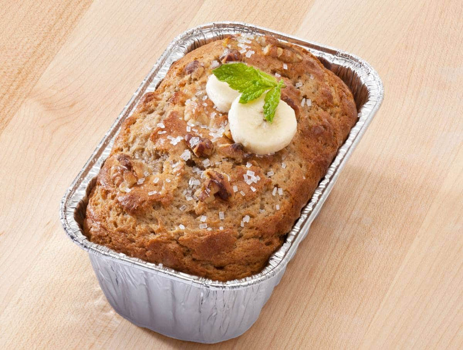 Molde para pan pequeño desechable de aluminio D &amp; W Fine Pack de 1 lb n.° 15430