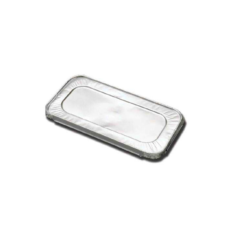 D&W Fine Pack 1/3 Aluminum Steam Table Lid - Case of 100 - #16144