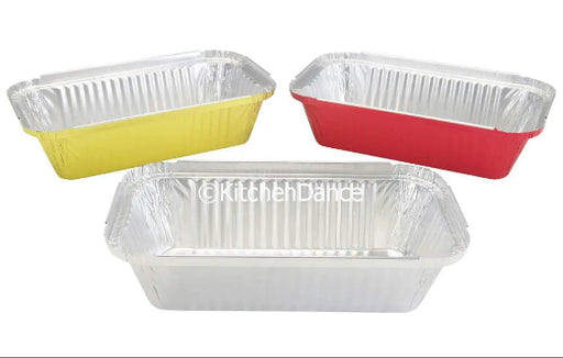 1½ lb. Closable Foil Loaf Pan with Plastic Lid  #1650P KitchenDance