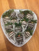 disposable aluminum foil colored heart shaped pan - Valentine's day, holiday baking pan, food serving tray