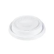 Dart 12-24 oz. White HIPS Plastic Cappuccino Lid - Sleeve of 100 - #16EL Dart Container
