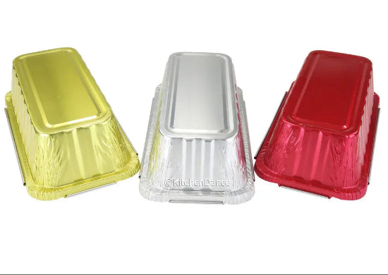 disposable aluminum foil 2 lb. loaf pan, baking pan, food sering pans