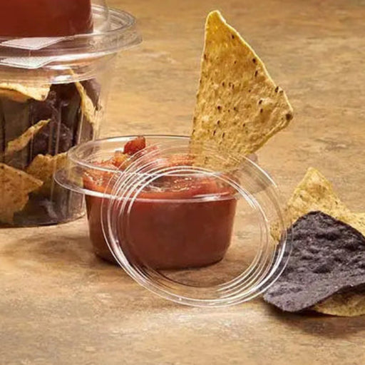 Plastic Lid for 2 oz. and 4 oz. Round Inserts - #CCLR Inline Plastics