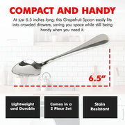 2 Piece Grapefruit Spoon Set - #21521 KitchenDance