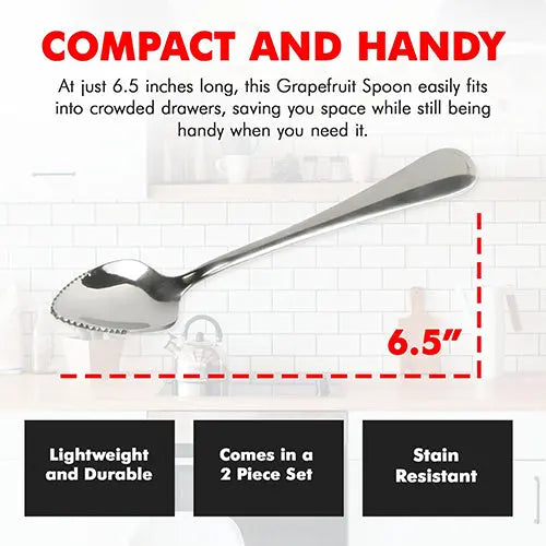 2 Piece Grapefruit Spoon Set - #21521 KitchenDance