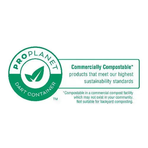 Dart ProPlanet 10-24 oz. Natural Molded Fiber Reclosable Lid - Sleeve of 50 - #LK316FBR