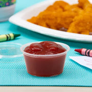 Dart 2 oz. Contact Clear PP Plastic Portion Container - Sleeve of 125 - #200PC Dart Container