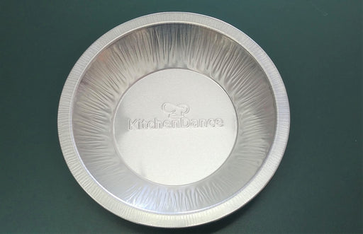 disposable aluminum foil 6" pie pan heavy weight, heavy-duty, heavy foil baking pan