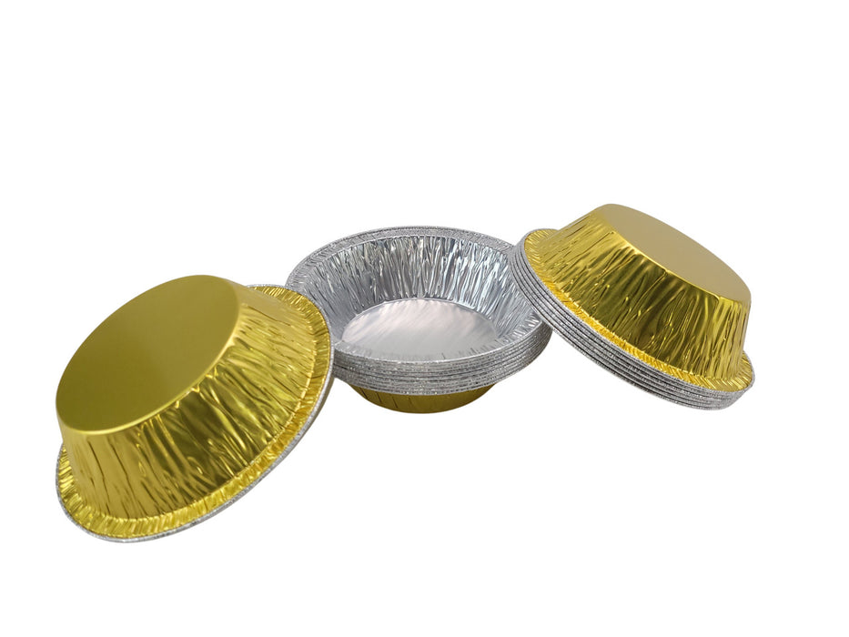 5" Disposable Aluminum Foil Tart Pan - Individual Pie Pan   #501NL