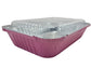 Plastic lid for Colored 1½ lb. Shallow Foil Oblong Pan - #PL-6417 KitchenDance