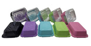 Colored Aluminum 1½ lb. Foil Deep Carryout Pan with Plastic Lid  #7650P KitchenDance