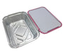 Colored Aluminum 1½ lb. Foil Carryout Pan with Board Lid  #7650L KitchenDance