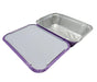 Colored Aluminum 1½ lb. Foil Carryout Pan with Board Lid  #7650L KitchenDance