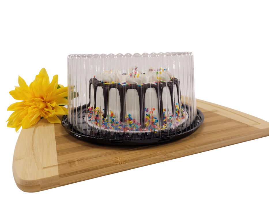 8 " Plastic Display Cake Container  for 1-2 Layers    #WG22