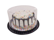 8 " Plastic Display Cake Container  for 1-2 Layers    #WG22 D&W Fine Pack