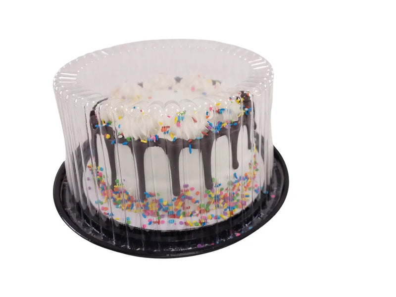 8 " Plastic Display Cake Container  for 1-2 Layers    #WG22 D&W Fine Pack