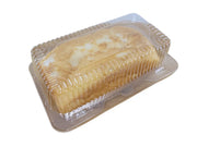 Clear plastic loaf and cake roll container   #CPC395 Durable Packaging