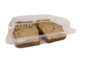 9" Square Hinged Plastic Container  #CPC900 Durable Packaging