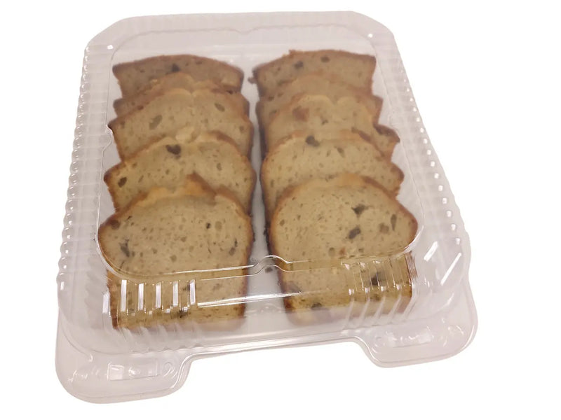 9" Square Hinged Plastic Container  #CPC900 Durable Packaging