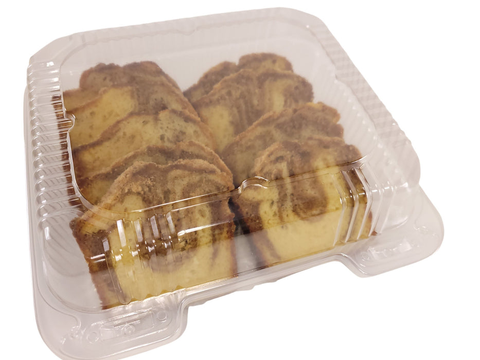 8" Square Plastic Hinged Deli Container     #CPC895