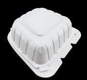 6 x 6 x 3 MFPP 1 Compartment Hinged Take Out Containers D&W Fine Pack