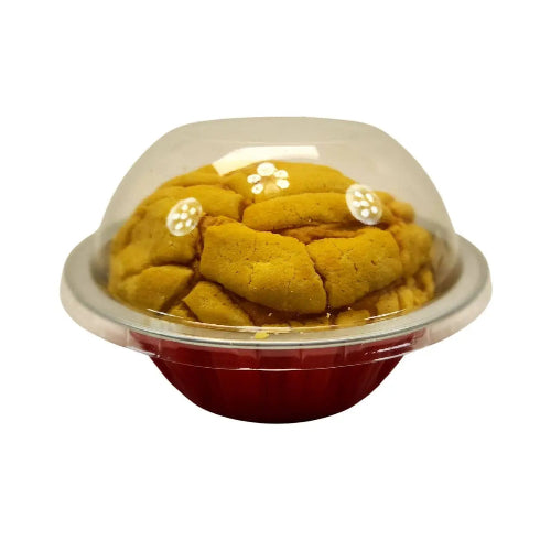 18 oz. Jumbo Disposable Aluminum Colored Pot Pie Pan with Dome Lid #A57P KitchenDance