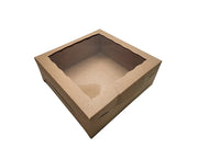 10 x 10 x 4" Kraft Lock Tab Box - Pack of 10  #10104K BRP Box shop