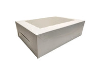 14 x 10 x 4" Colored Lock Tab Bakery Box - Pack of 10  #14104W BRP Box shop